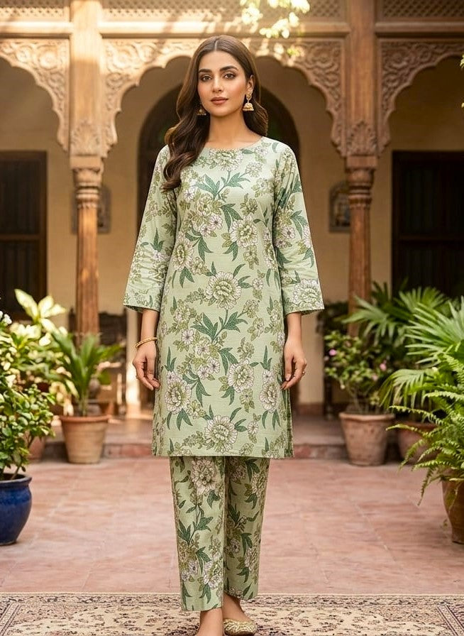 2Pc Bana Dora Print Lawn Suit 495