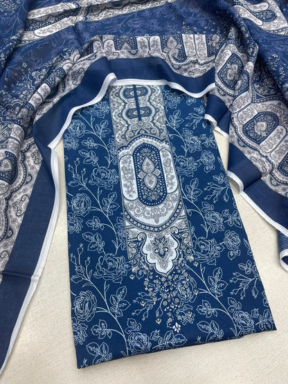 2Pc Lawn Kameez & Dupatta Suit 65