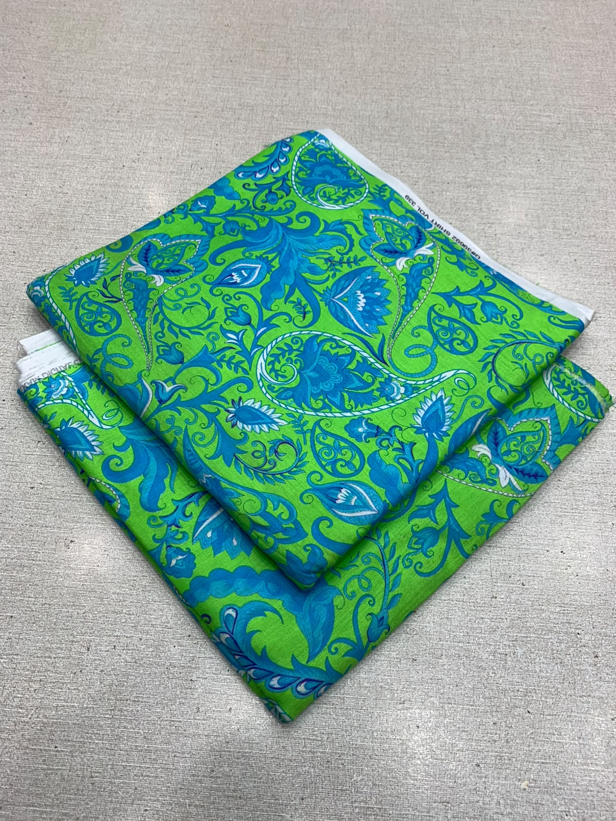 2Pc Allover Lawn Unstitched Suit 339