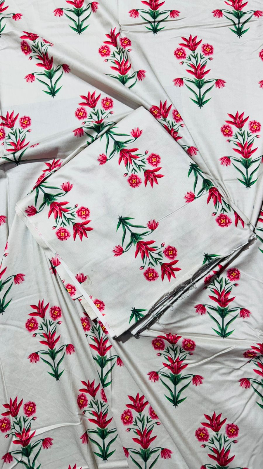 2 PC Linen Allover Unstitched Suit D-31891