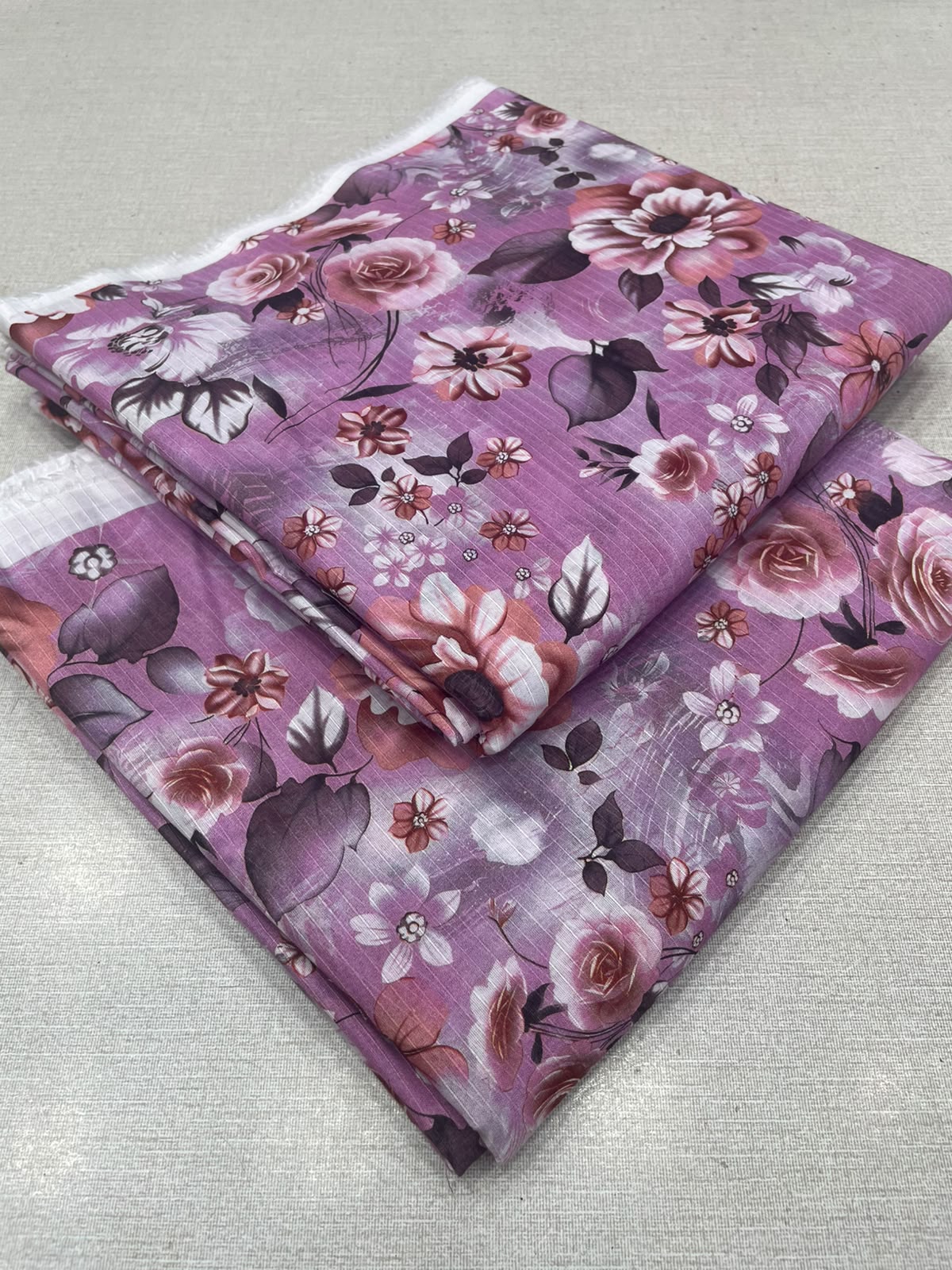 2Pc Bana Doria Lawn Unstitched Suit 552