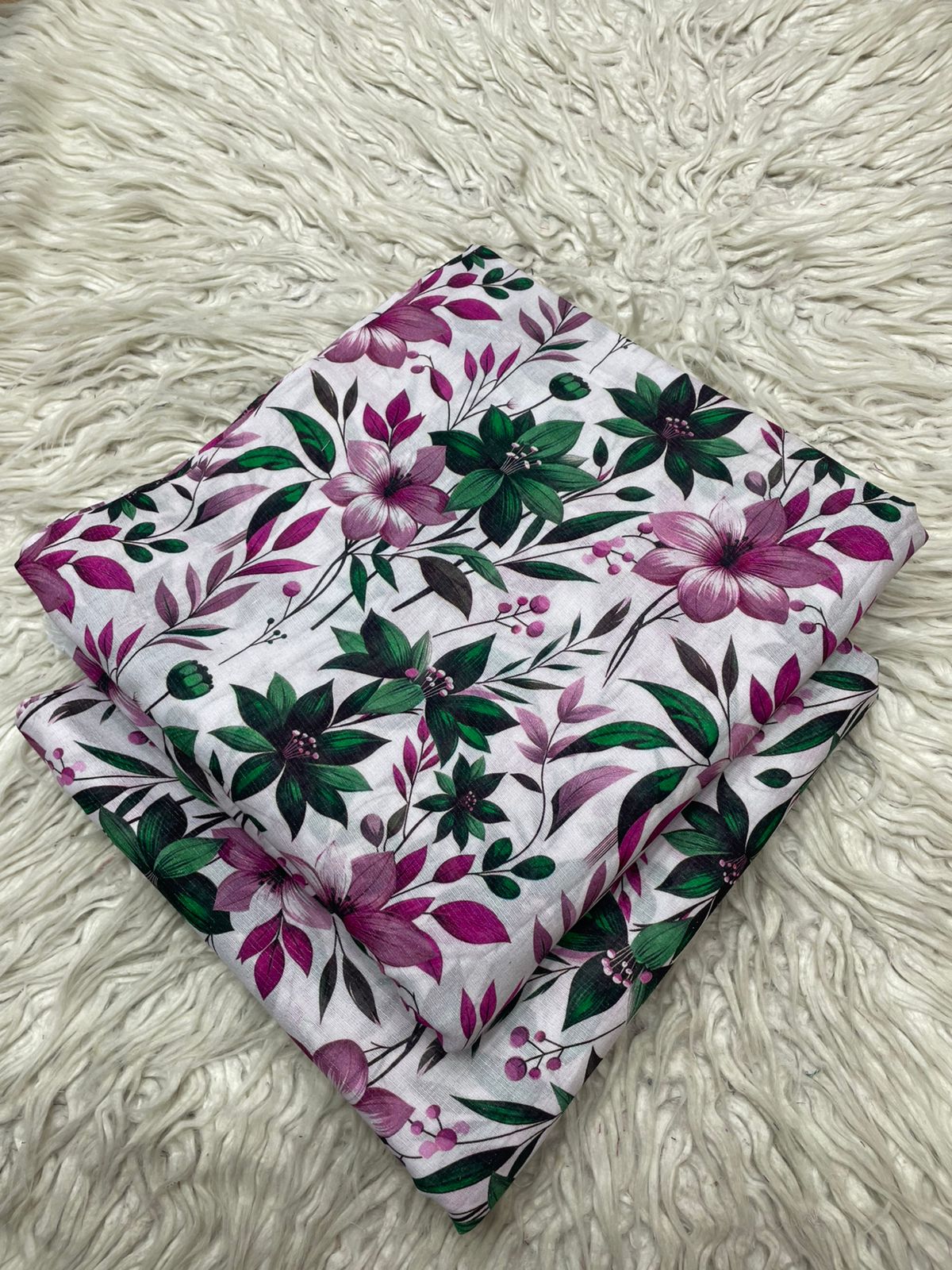 2Pc Silvery Lawn Digital Printed Suit 544
