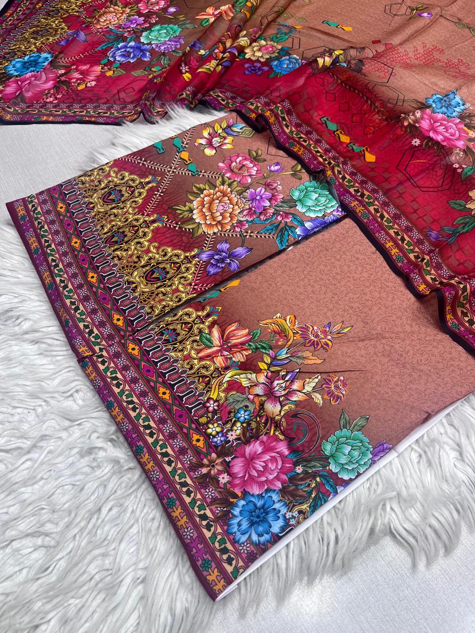2Pc Kameez & Dupatta - D#270