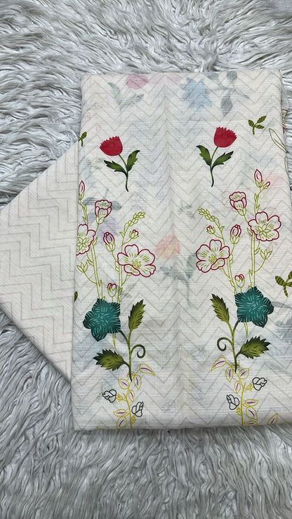 2Pc Lawn Bana Dora Kameez & Trouser Suit Vol-3167  COCO (prints) by Zara Shahjahan