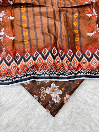 3 PC Lawn Digital Printed Unstitched Suit D#29985