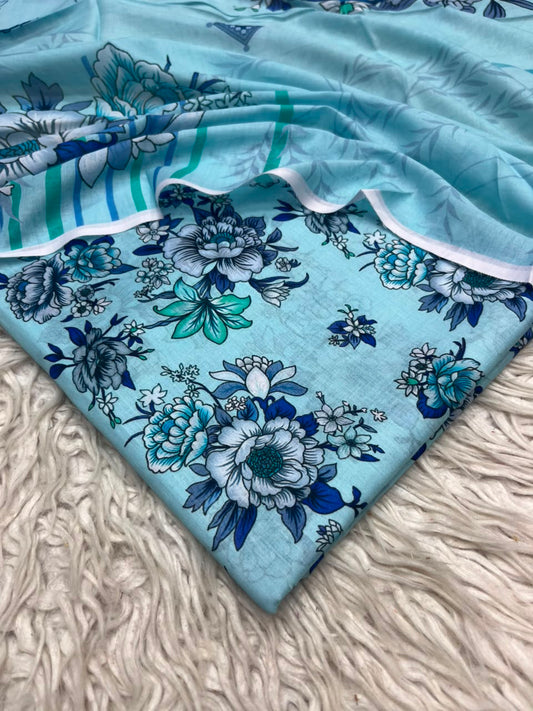 3Pc Same Digital Printed Lawn Suit 15