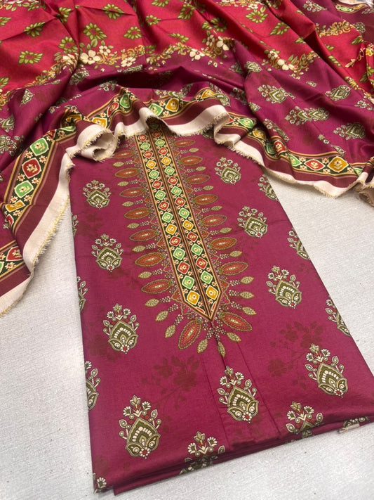 2Pc Staple Shamray Kameez & Dupatta Suit 79
