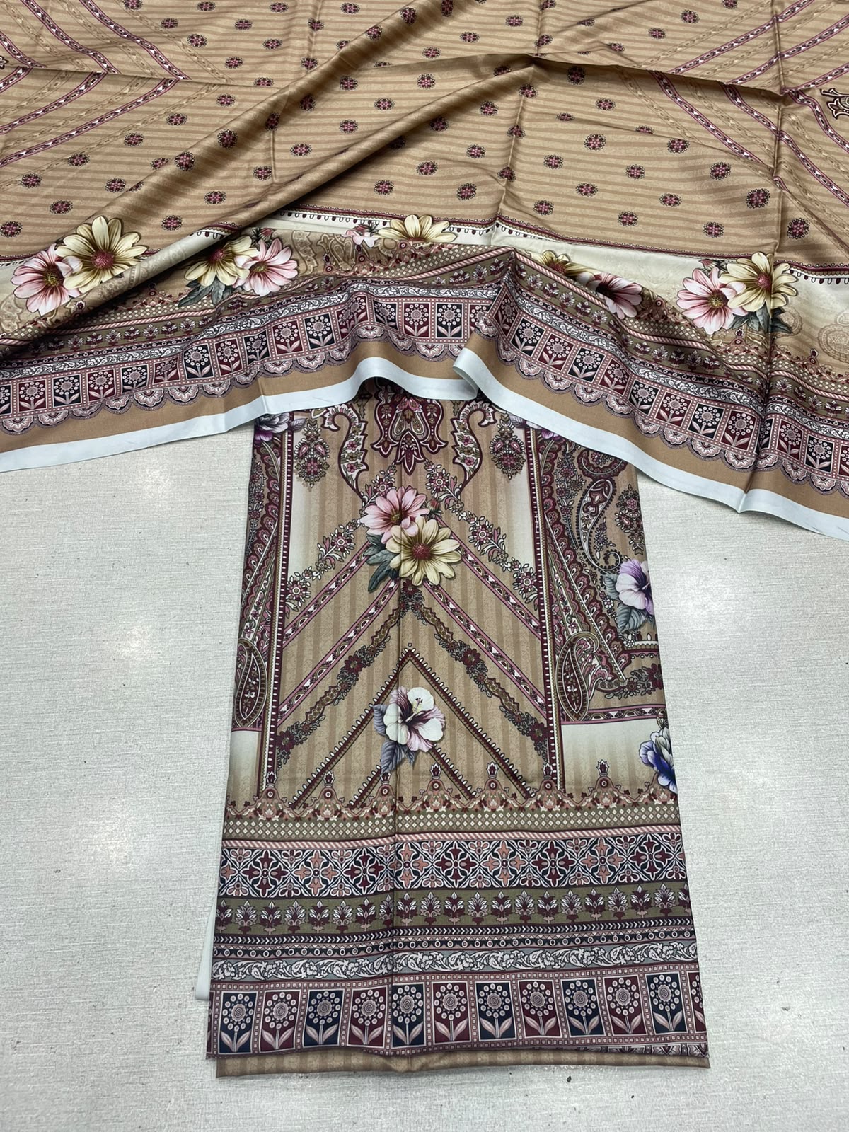 2Pc Staple Kameez & Dupatta Unstitched 63