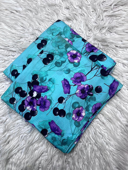 2Pc Bana Dora Linen Allover Suit Vol-0073