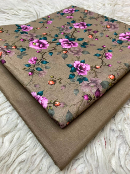 2Pc Printed Lawn Unstitched Suit 15
