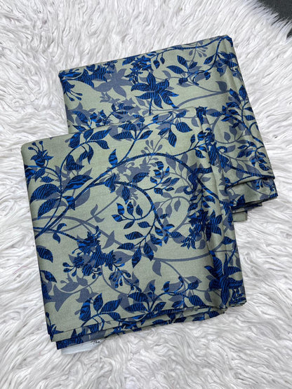 2Pc Linen Allover Unstitched Suit - 6172