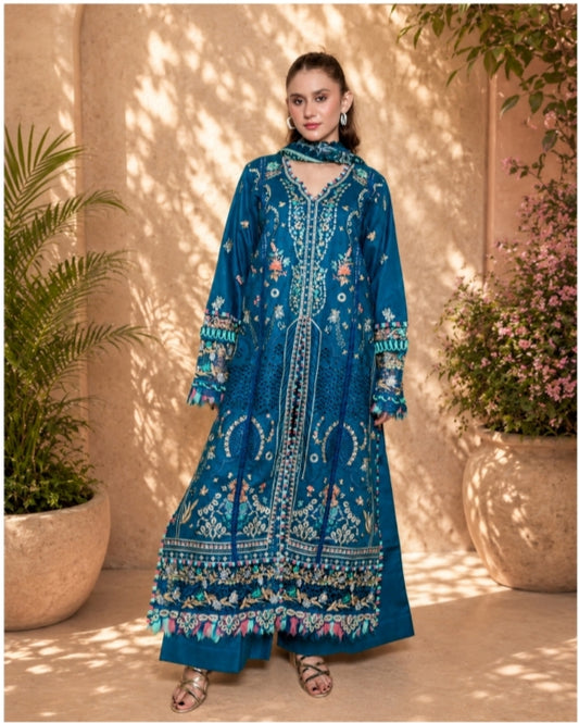 NOURA LUXURY ROYALE EMBROIDERED DRESS
