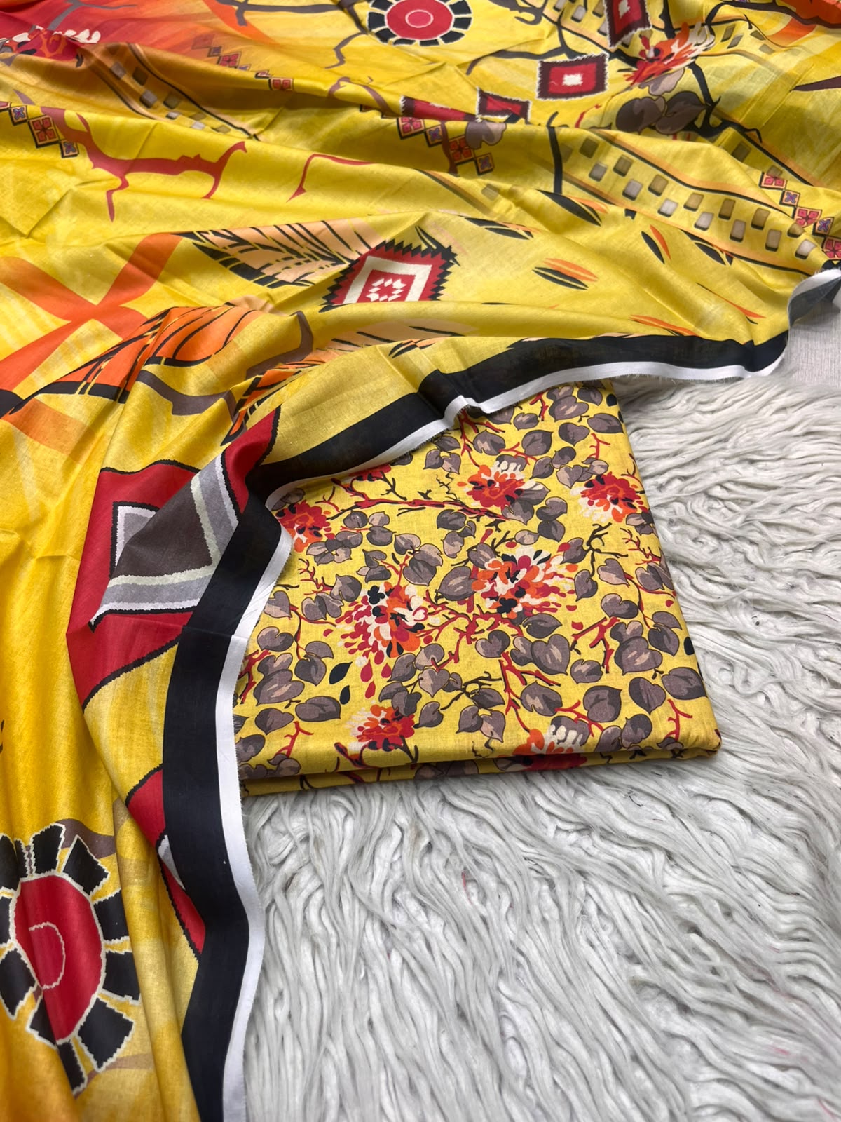 3Pc Same Digital Printed Lawn Suit 15