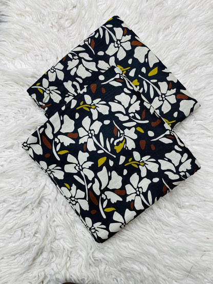 2 PC Slub Khaddar Allover Unstitched Suit Vol-0120