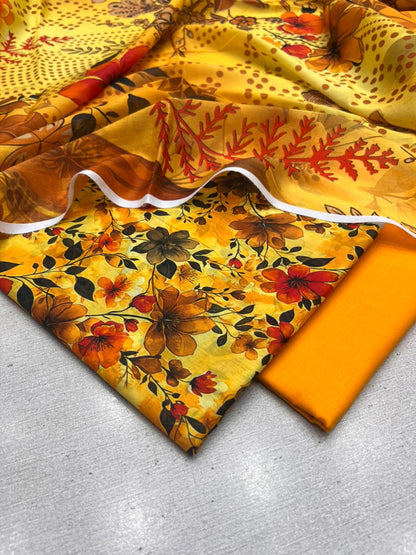 3Pc Zobia Lawn Unstitched Suit 29