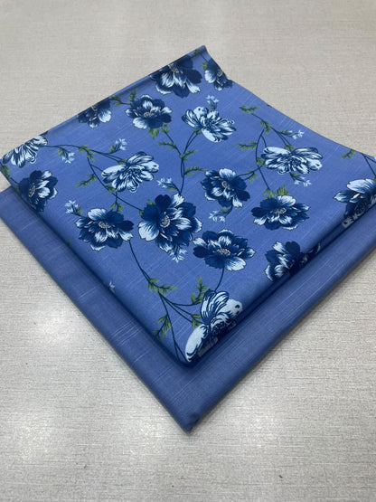 2Pc Slub Khaddar Unstitched Suit 24