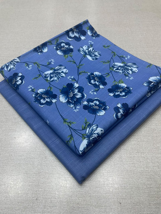 2Pc Slub Khaddar Unstitched Suit 24