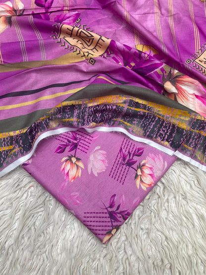 3Pc Same Digital Printed Lawn Suit 490