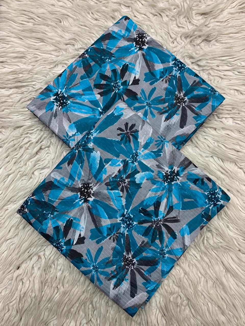 2Pc Sapphire Lawn Bana Dora  Unstitched Suit Vol-479