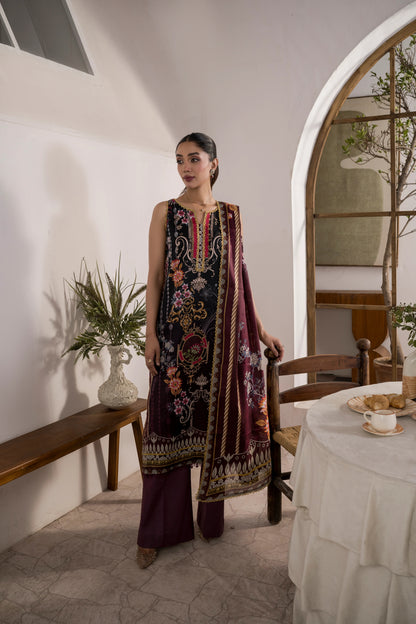Firdous 2Pc Printed Lawn Unstitched Suit 1054