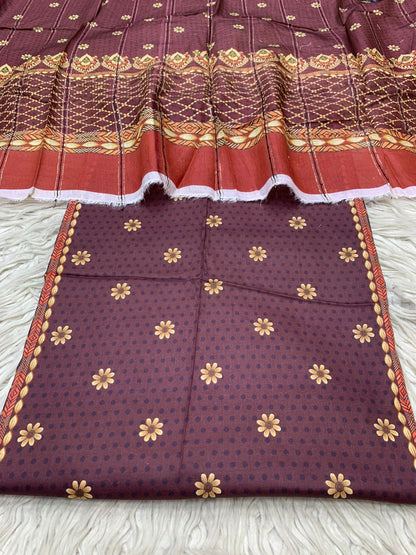 2Pc Lawn Kameez & Dupatta Printed Suit Vol-620