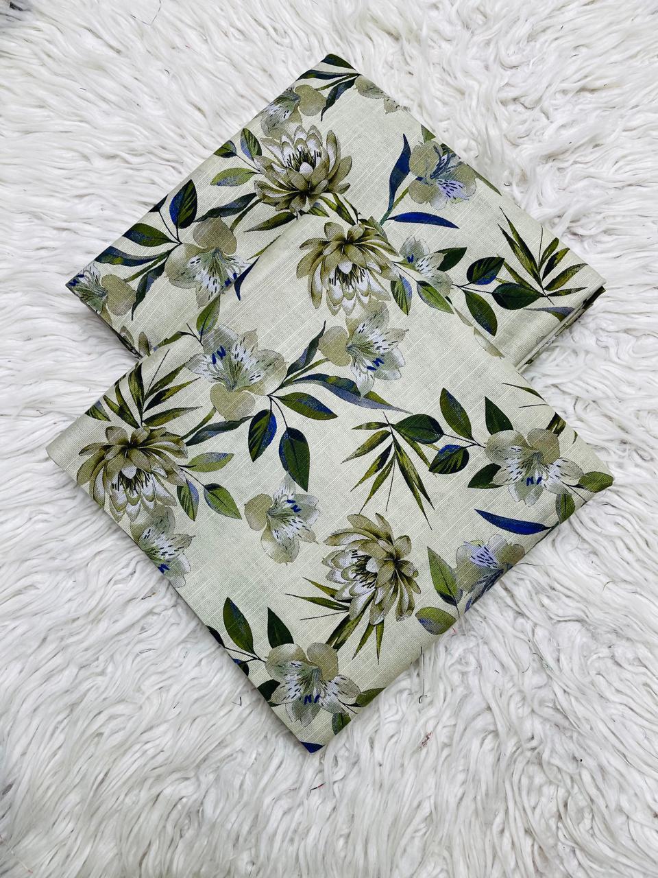 2 PC Slub Khaddar Allover Suit Vol-0108