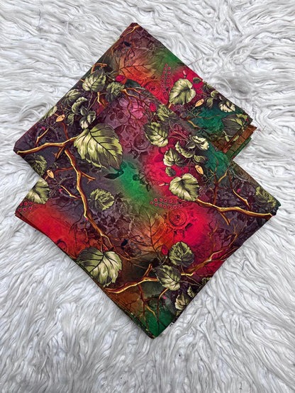 2Pc Bana Dora Linen Allover Suit Vol-401