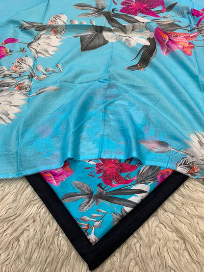 90x88 3Pc Premium Lawn Suit Vol-0020