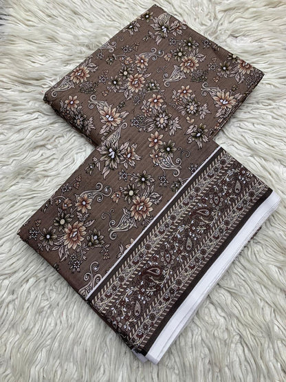 2Pc Sapphire Lawn Bana Dora Unstitched Suit Vol-05