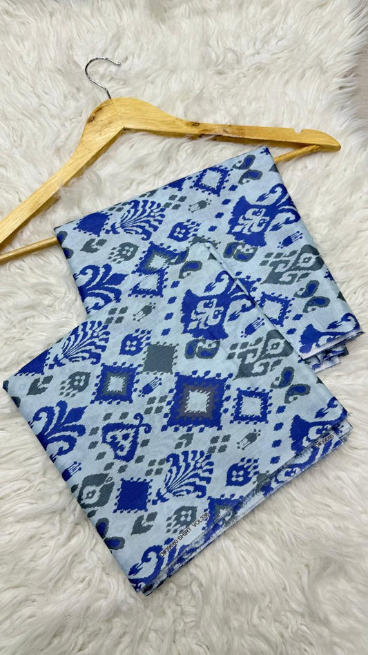 2Pc Lawn Allover Suit #39680