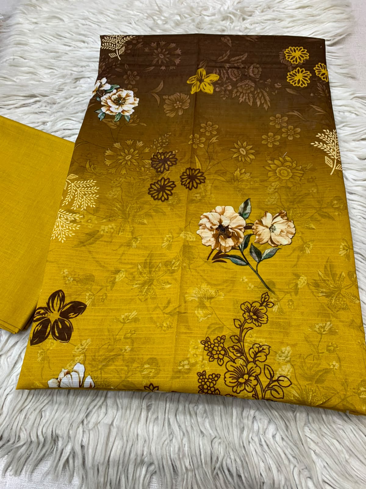 2Pc Dhaga Kari Print Lawn Suit Vol-525