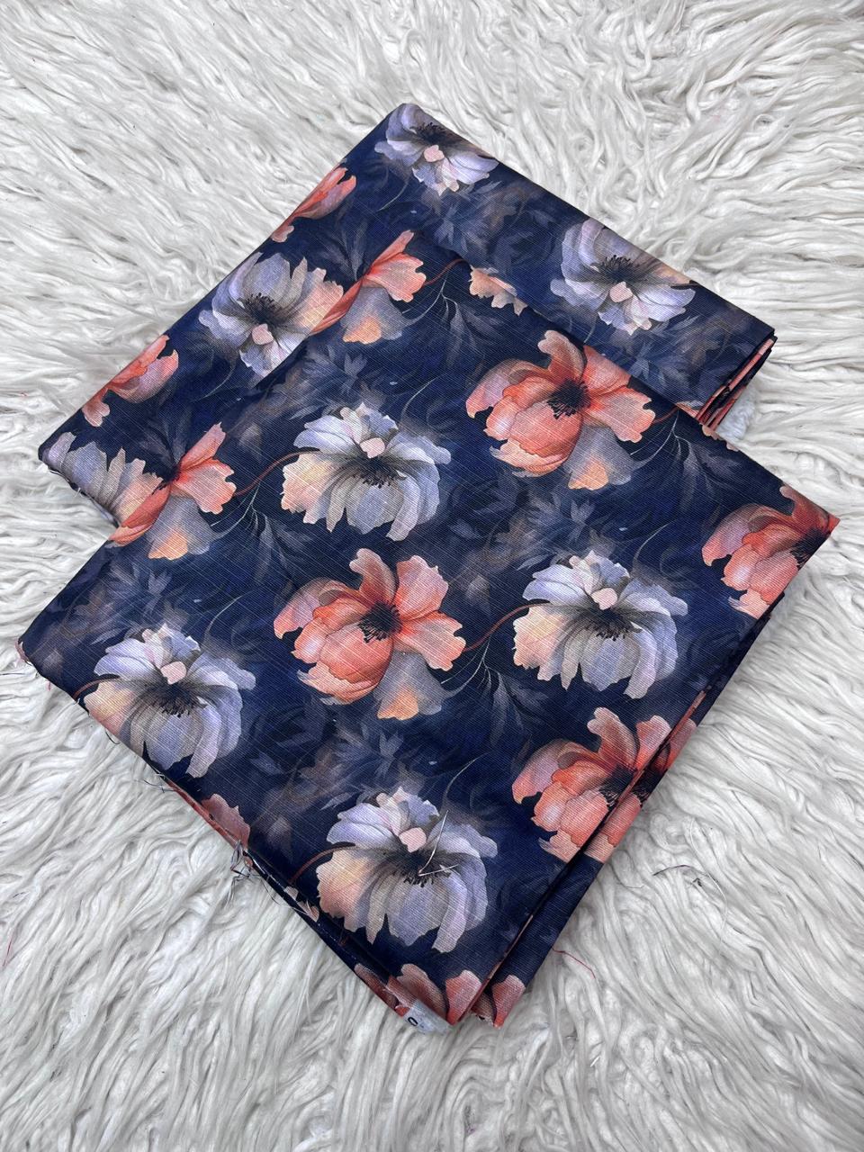 2Pc Slub Khaddar Allover Suit Vol-458