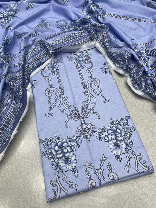 2Pc Dhanak Kameez & Dupatta Unstitched 73