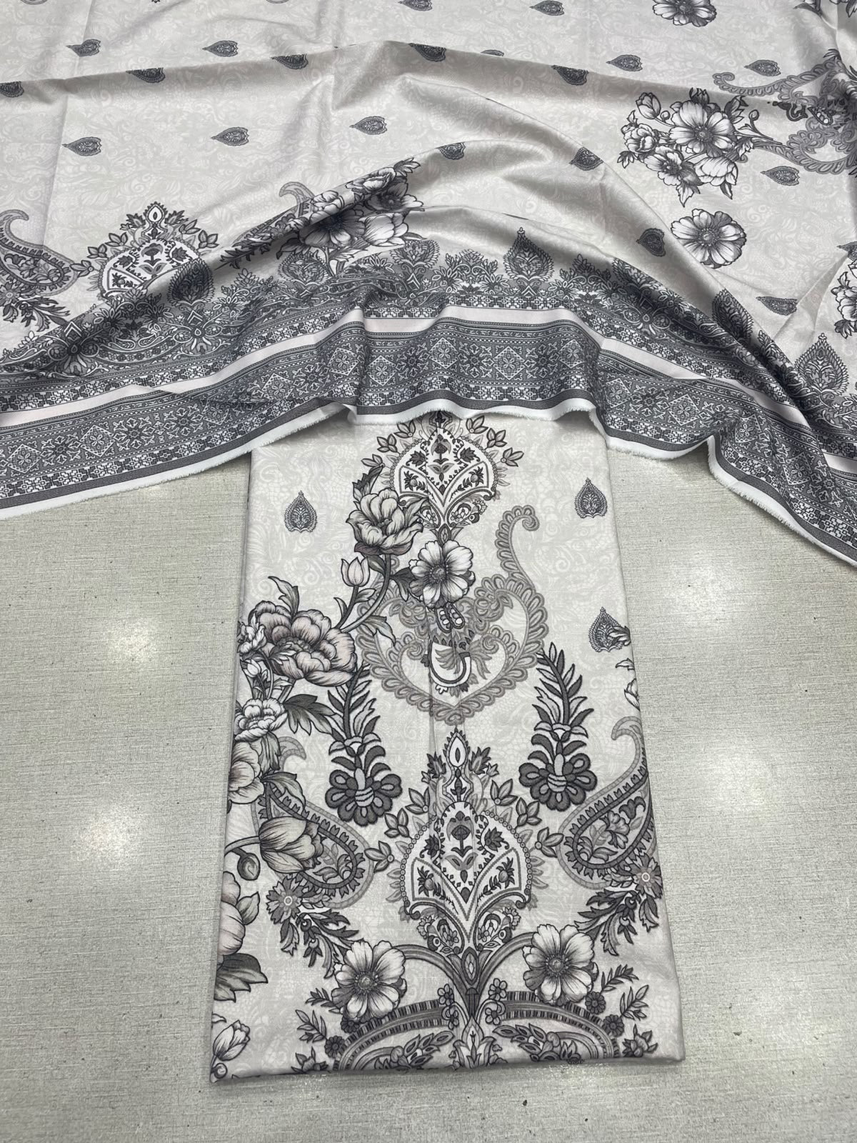 2Pc Dhanak Kameez & Dupatta Unstitched 73
