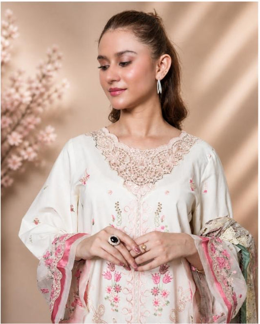 NOURA LUXURY ROYALE EMBROIDERED DRESS