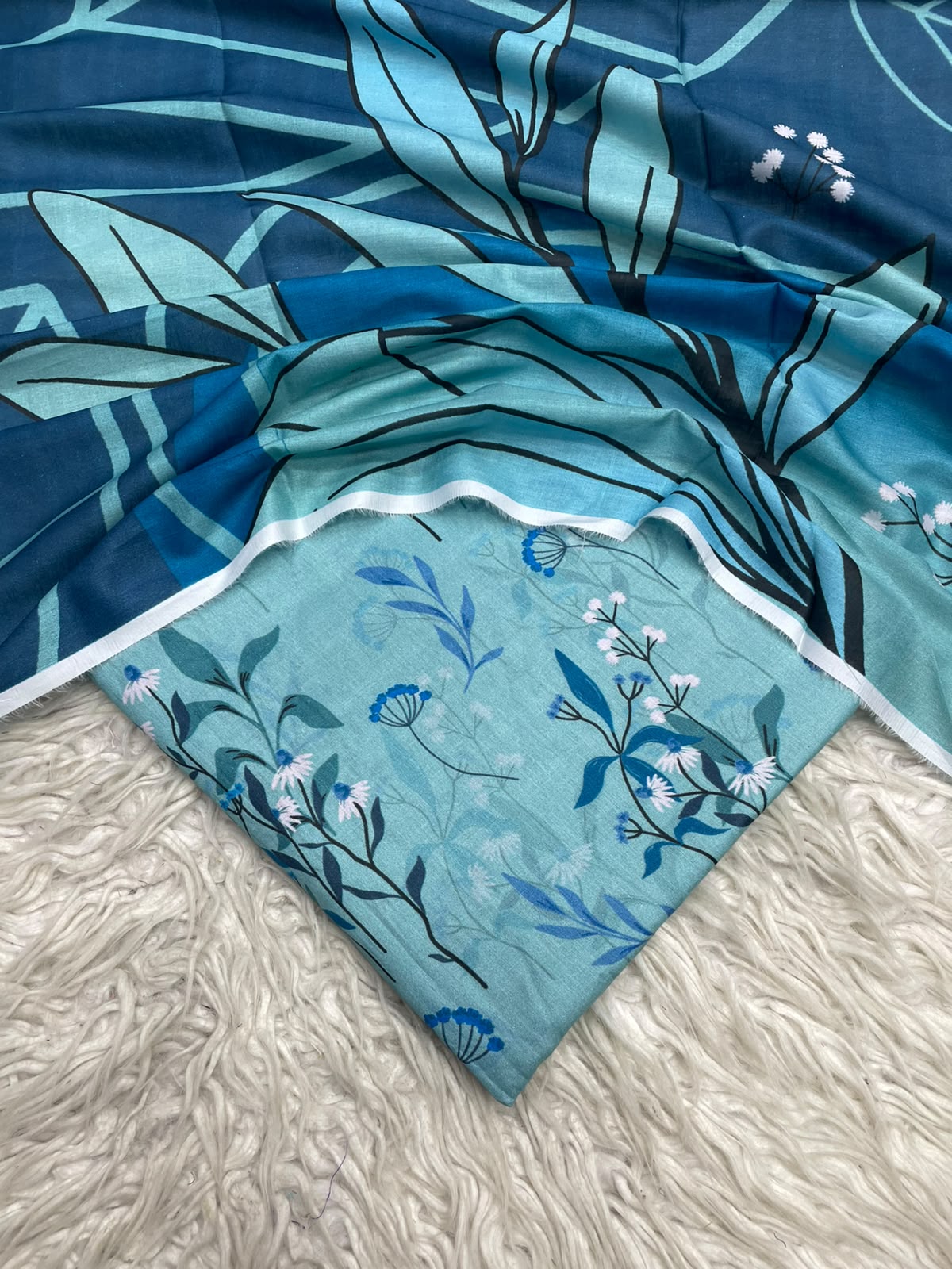 3Pc Same Digital Printed Lawn Suit 15