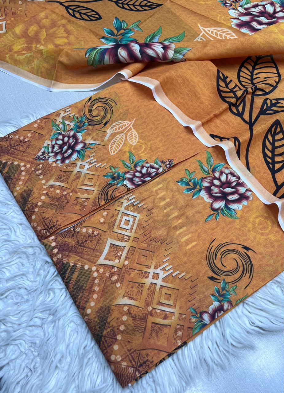 2Pc  Civic Lawn Kameez & Dupatta 3190