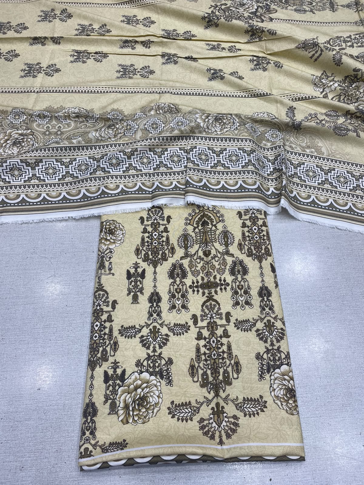 2Pc Dhanak Kameez & Dupatta Unstitched 73