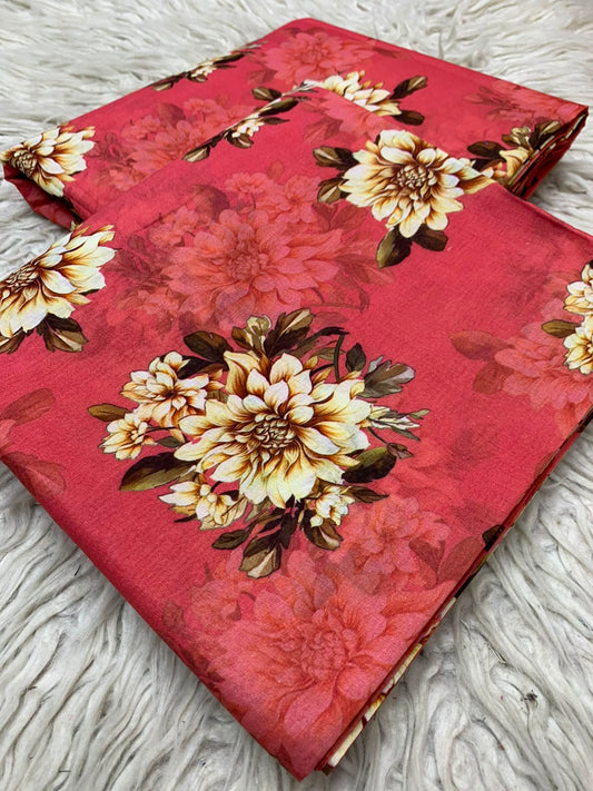 2Pc Al Karam Lawn Printed Suit 570