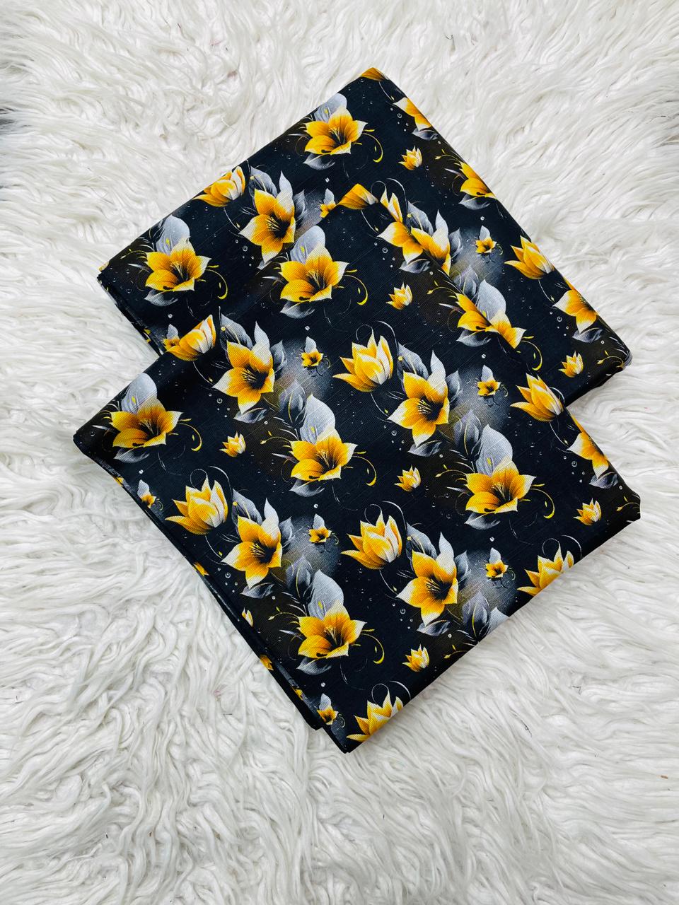 2 PC Slub Khaddar Allover Unstitched Suit Vol-0120