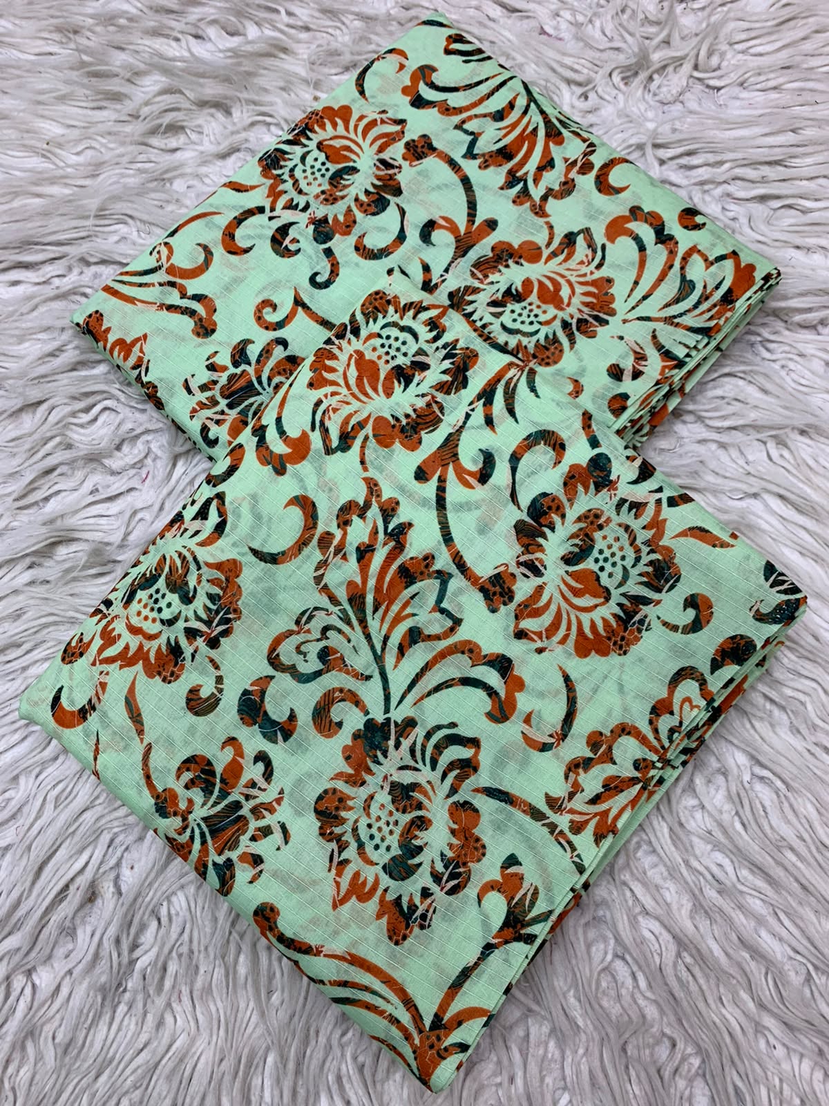 2Pc Bana Dora Print Lawn Suit Vol-535
