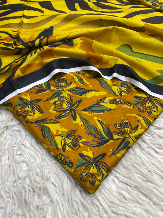3Pc Same Digital Printed Lawn Suit 15