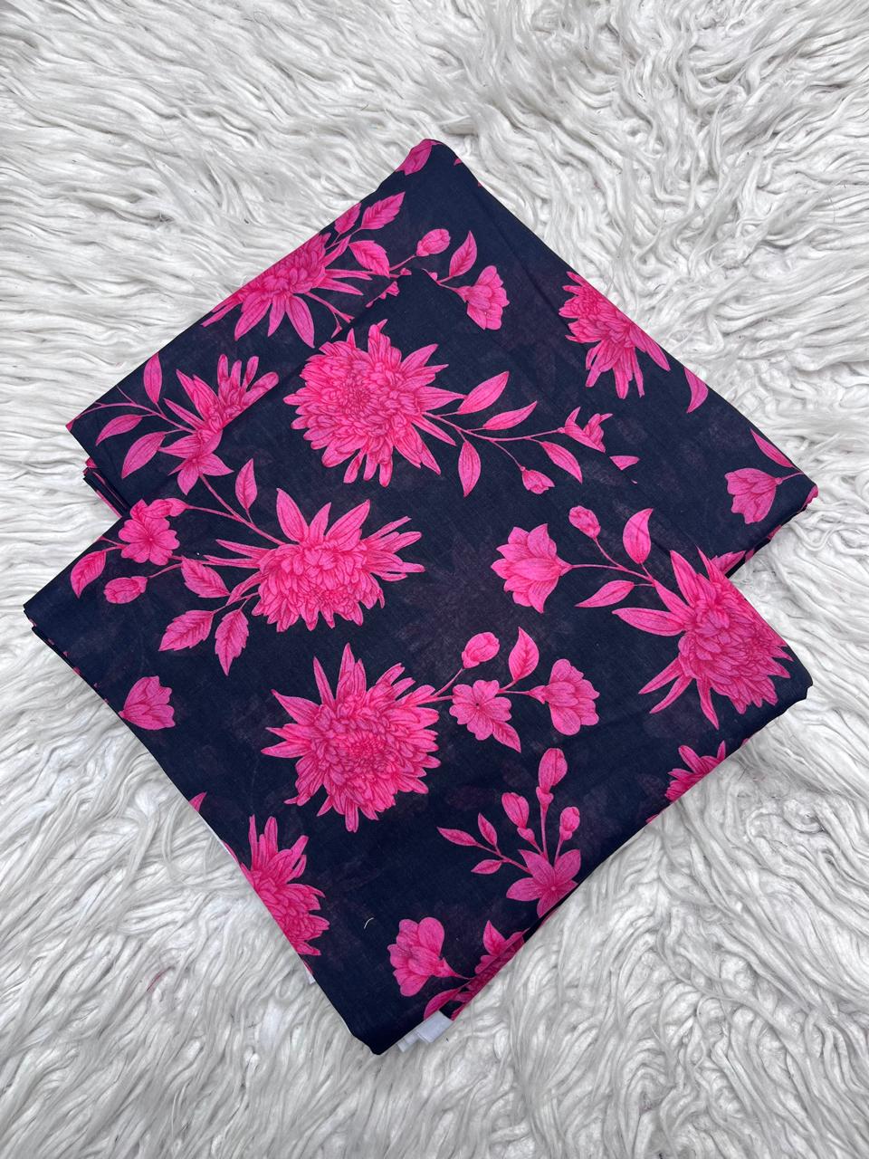 2PC Lawn Allover Digital Printed Unstitched Suit Vol-457