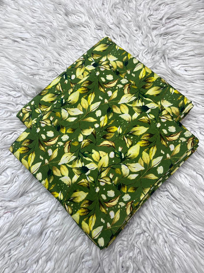 2Pc Bana Dora Linen Allover Suit Vol-954