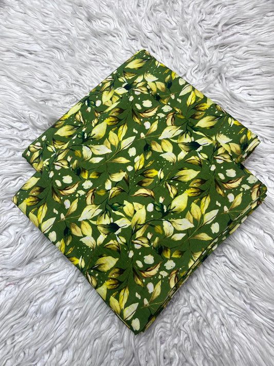 2Pc Bana Dora Linen Allover Suit Vol-954