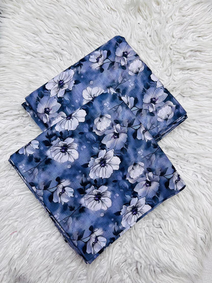 2Pc Slub Khaddar Allover Unstitched Suit Vol-0137