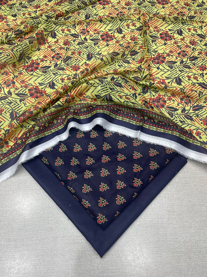 3Pc Gul Ahmad Lawn Unstitched Suit 0226