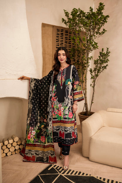 Firdous 2Pc Kameez & Trousers - D129
