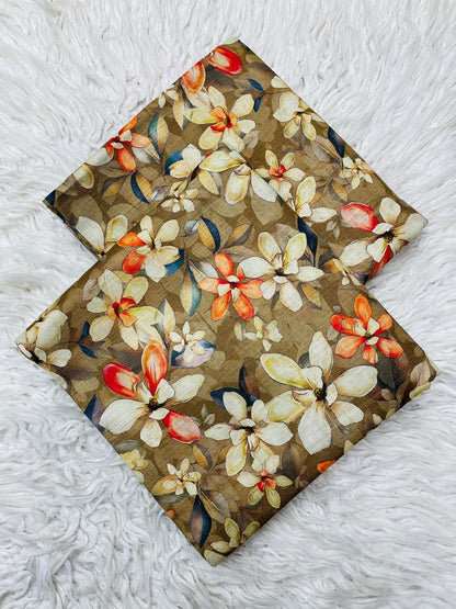 2 PC Slub Khaddar Allover Unstitched Suit Vol-0120