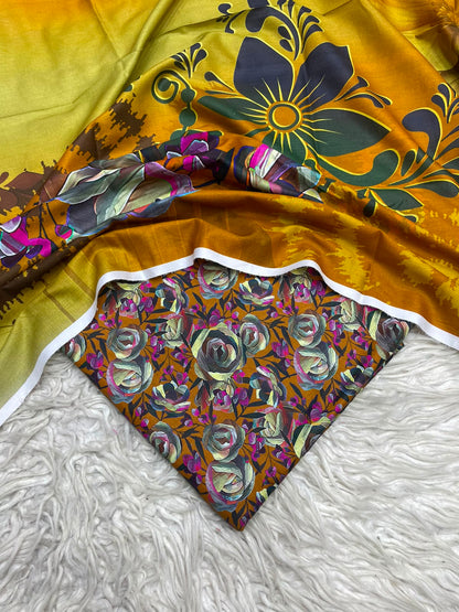 3Pc Same Digital Printed Lawn Suit 15